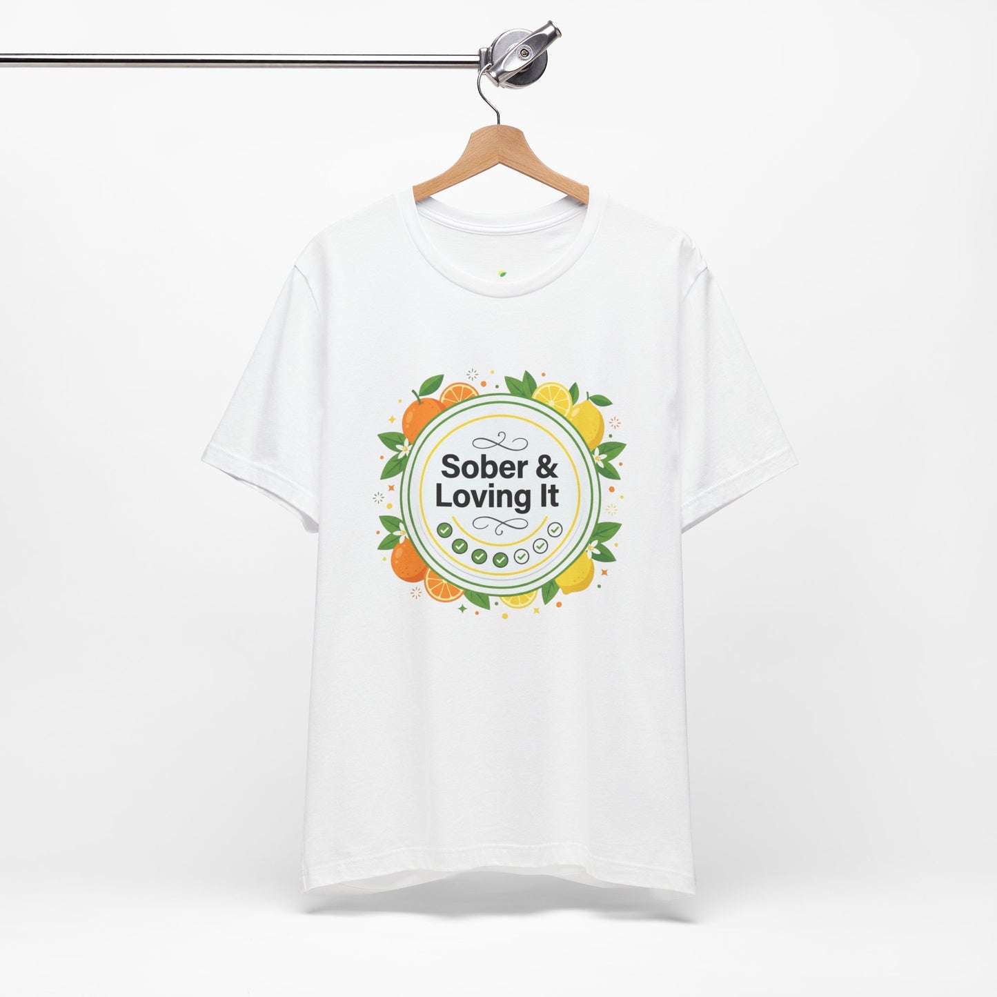 Sober & Loving It T-Shirt — Recovery Pride Tee for Sober Living