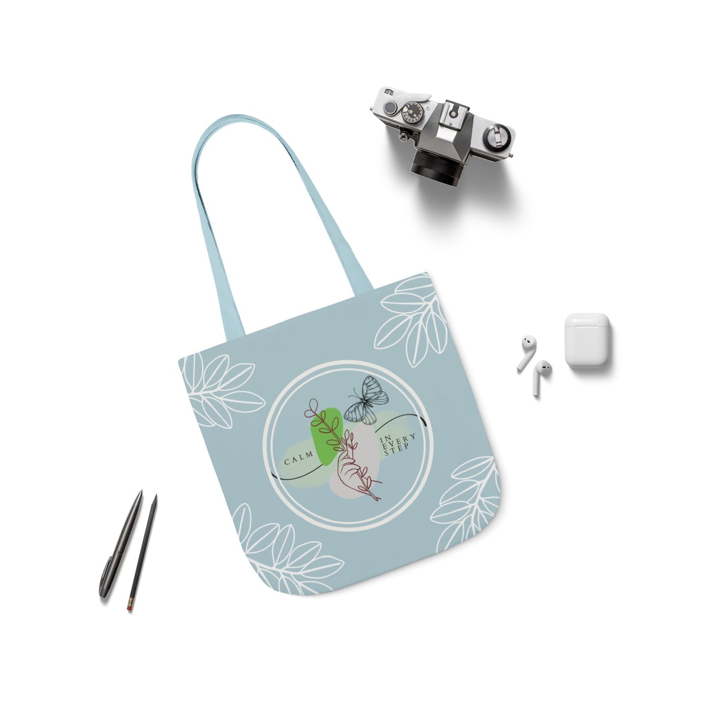 Calm In Every Step Tote Bag