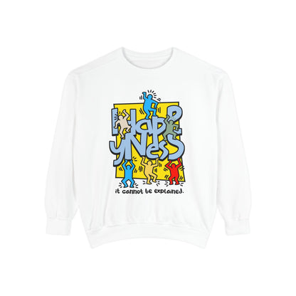 Garment-Dyed Sweatshirt - Way to Happiness Design