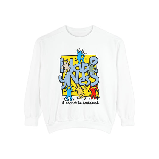 Garment-Dyed Sweatshirt - Way to Happiness Design