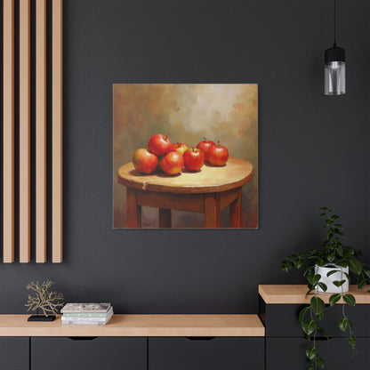 Canvas Art: Red Apples