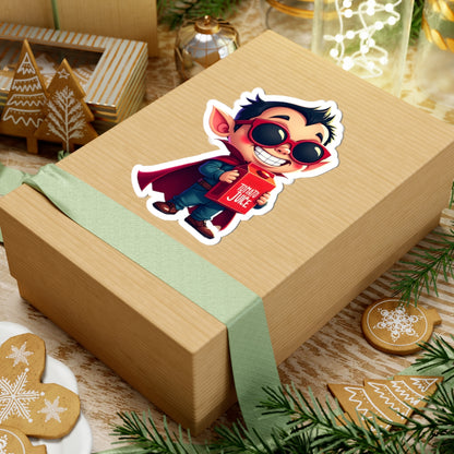 Kiss-Cut Sticker - Halloween Dracula Design