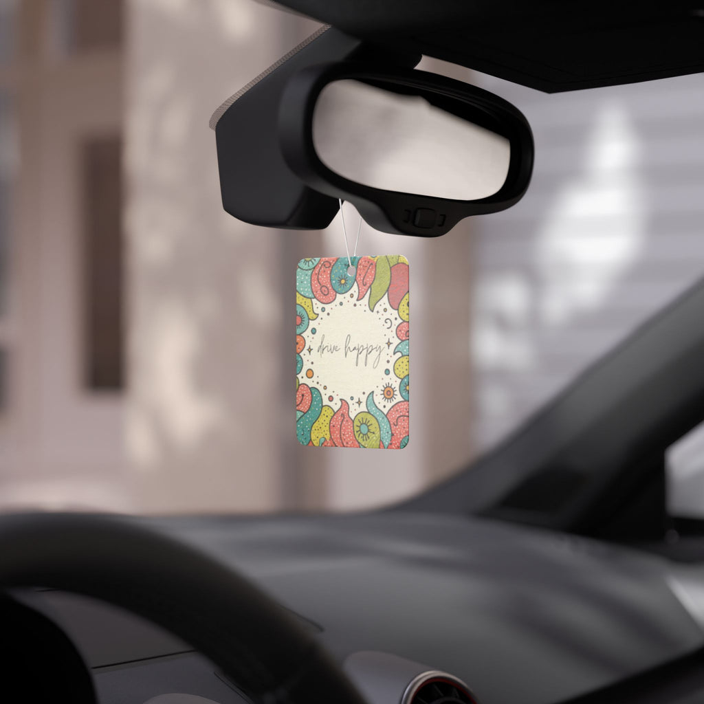 Drive Happy Car Air Freshener — Uplifting Scented Auto Freshener