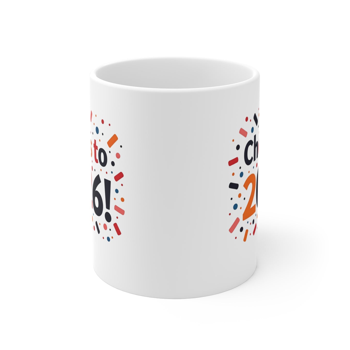Cheers to 2026 11oz Mug — New Year Celebration Coffee Cup