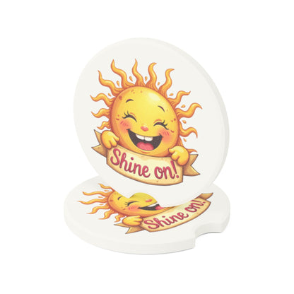 Car Coaster - Shine On Soapstone Design