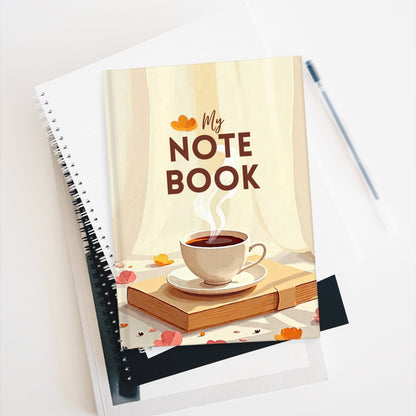 Cozy Floral Journal - Ruled Line, Perfect for Writers, Note Taking