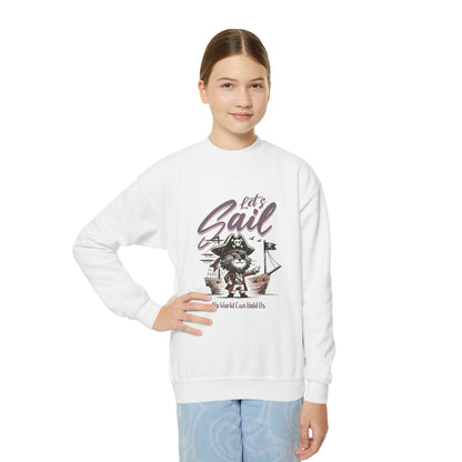 Youth Sweatshirt - Let's Sail Design