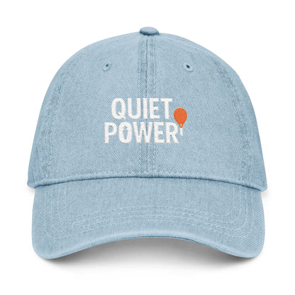 Embroidered Denim Hat for Tennis Lovers