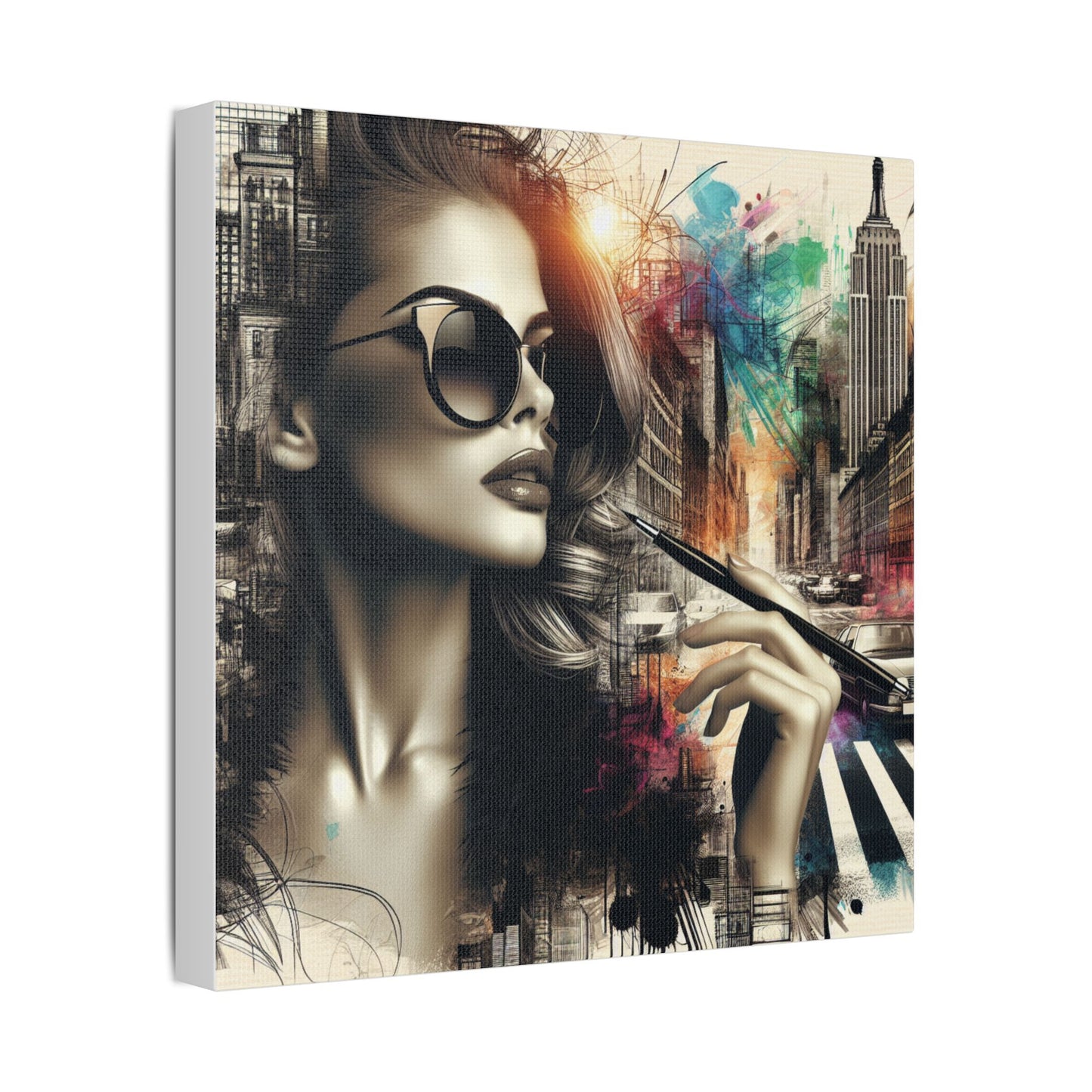 Urban Muse Satin Wall Art Decor