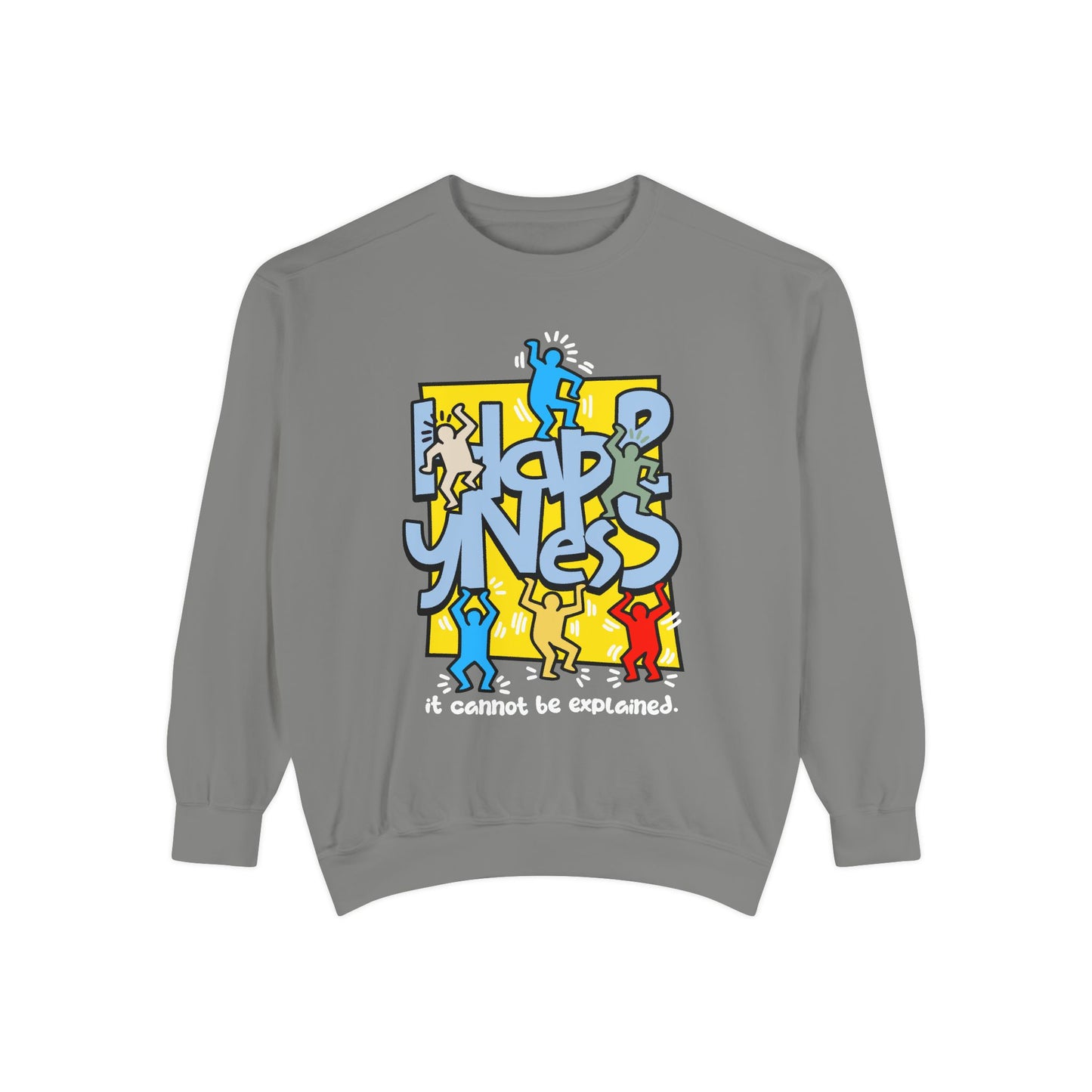 Garment-Dyed Sweatshirt - Way to Happiness Design