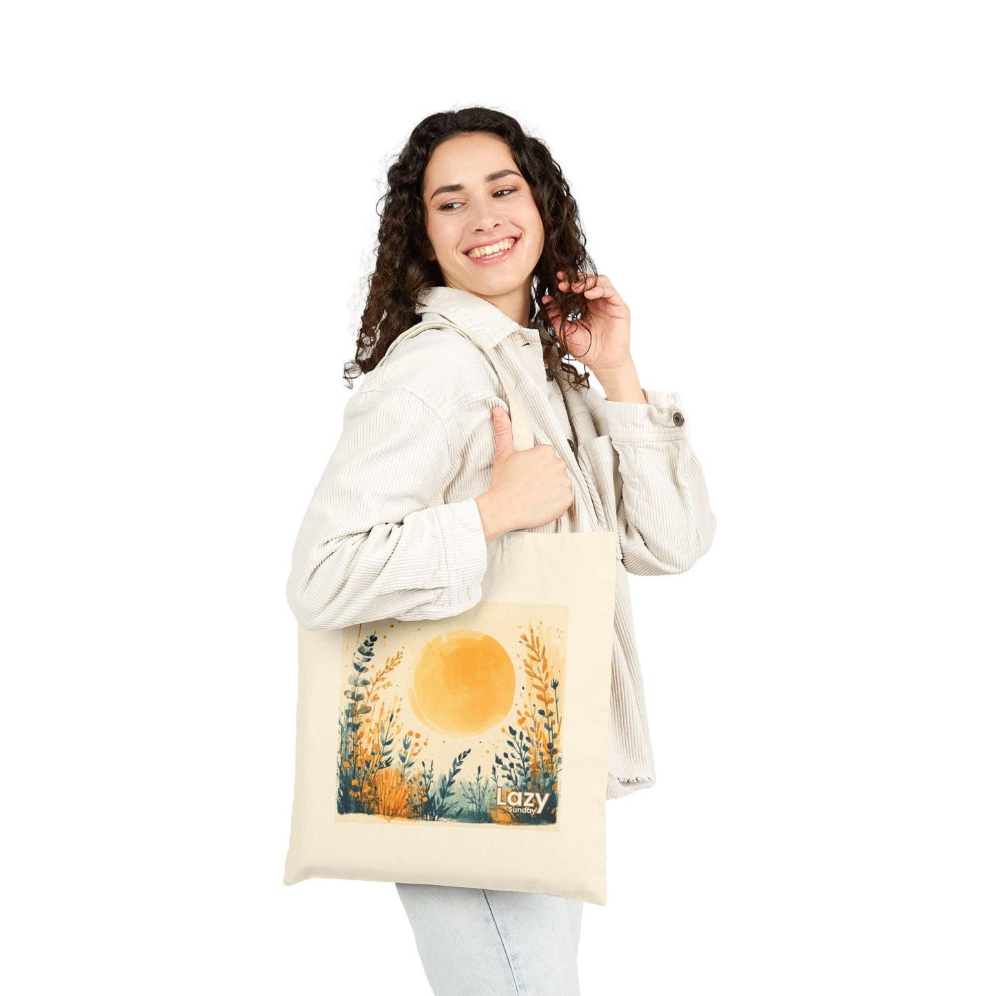 Tote Bag - Lazy Sunday Relaxation Design