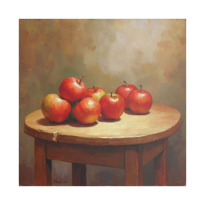 Canvas Art: Red Apples