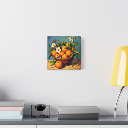 Vibrant Fruit Wall Art, Modern Canvas Decor
