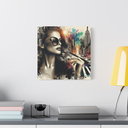 Urban Muse Satin Wall Art Decor