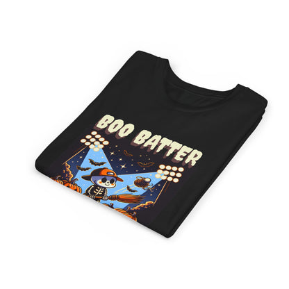 Youth Tee Halloween Baseball Print