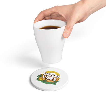 Desert Vibes Ceramic Coaster