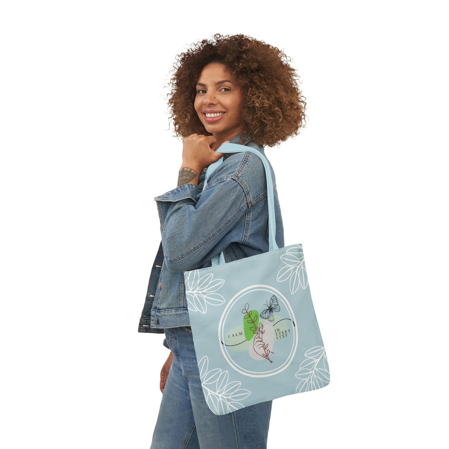 Calm In Every Step Tote Bag