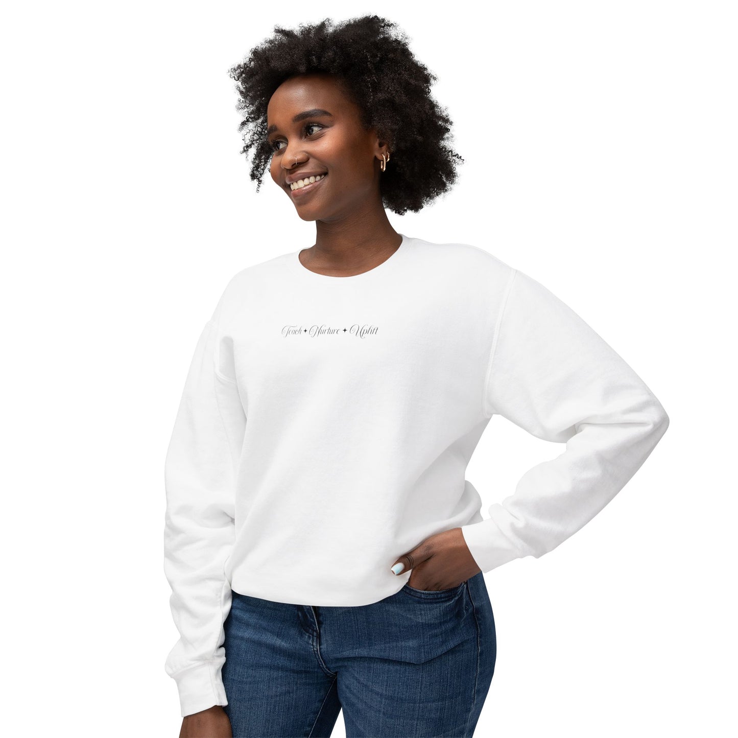 Teacher Appreciation Lightweight Crewneck Sweatshirt