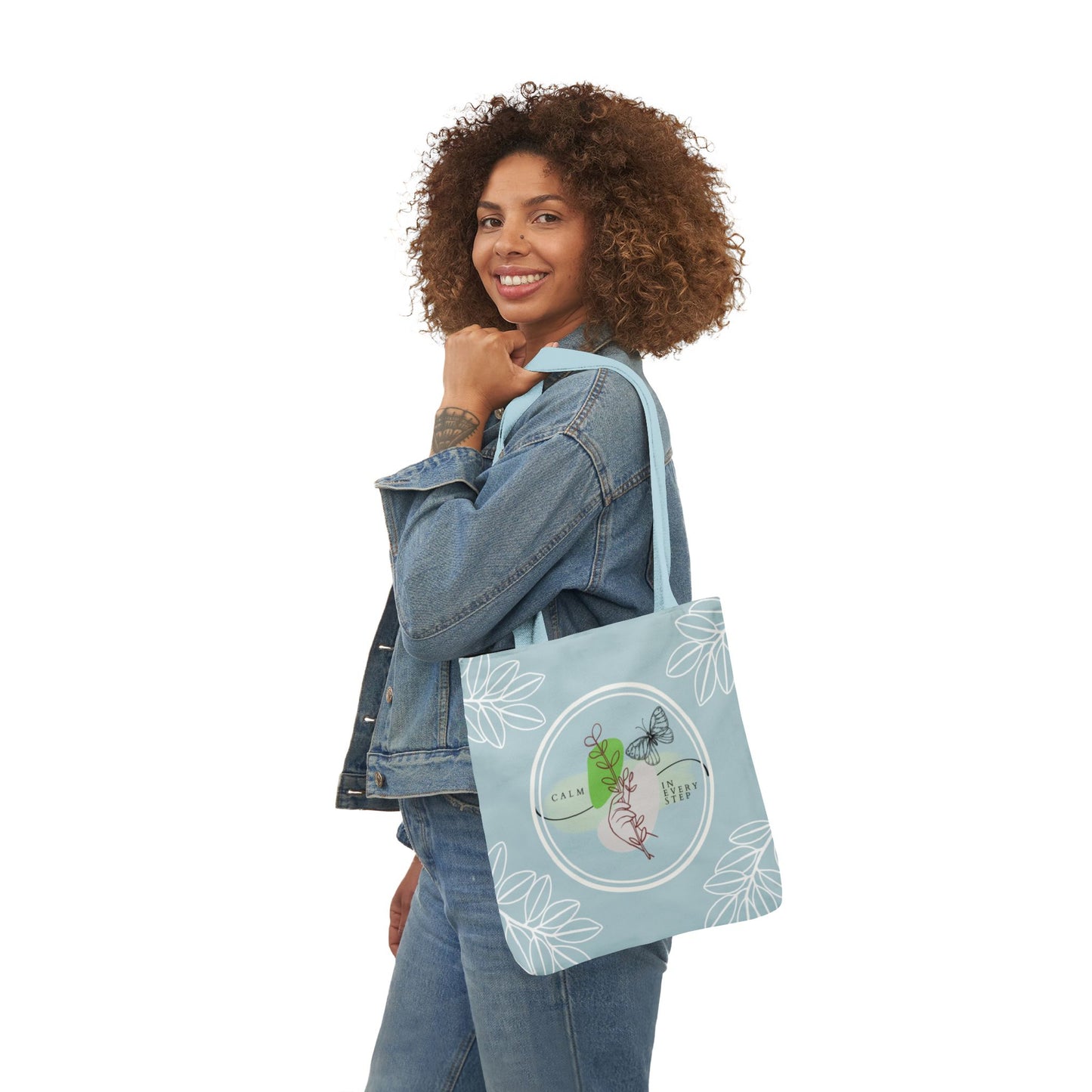 Calm In Every Step Tote Bag