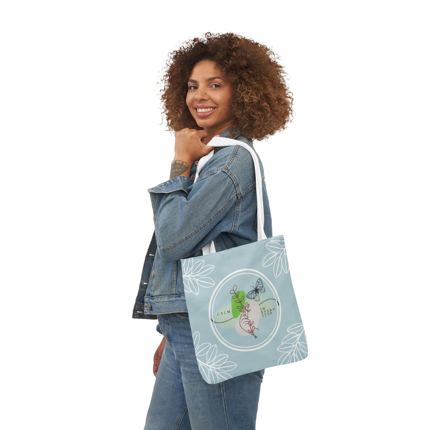 Calm In Every Step Tote Bag