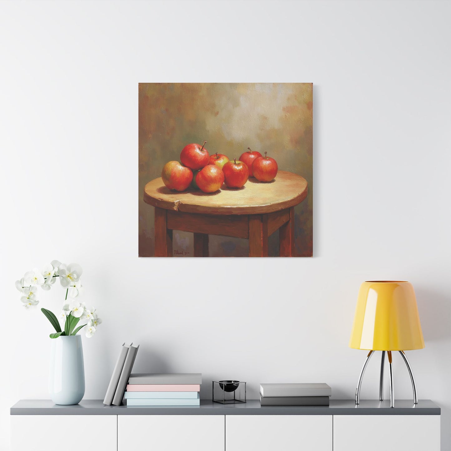 Canvas Art: Red Apples