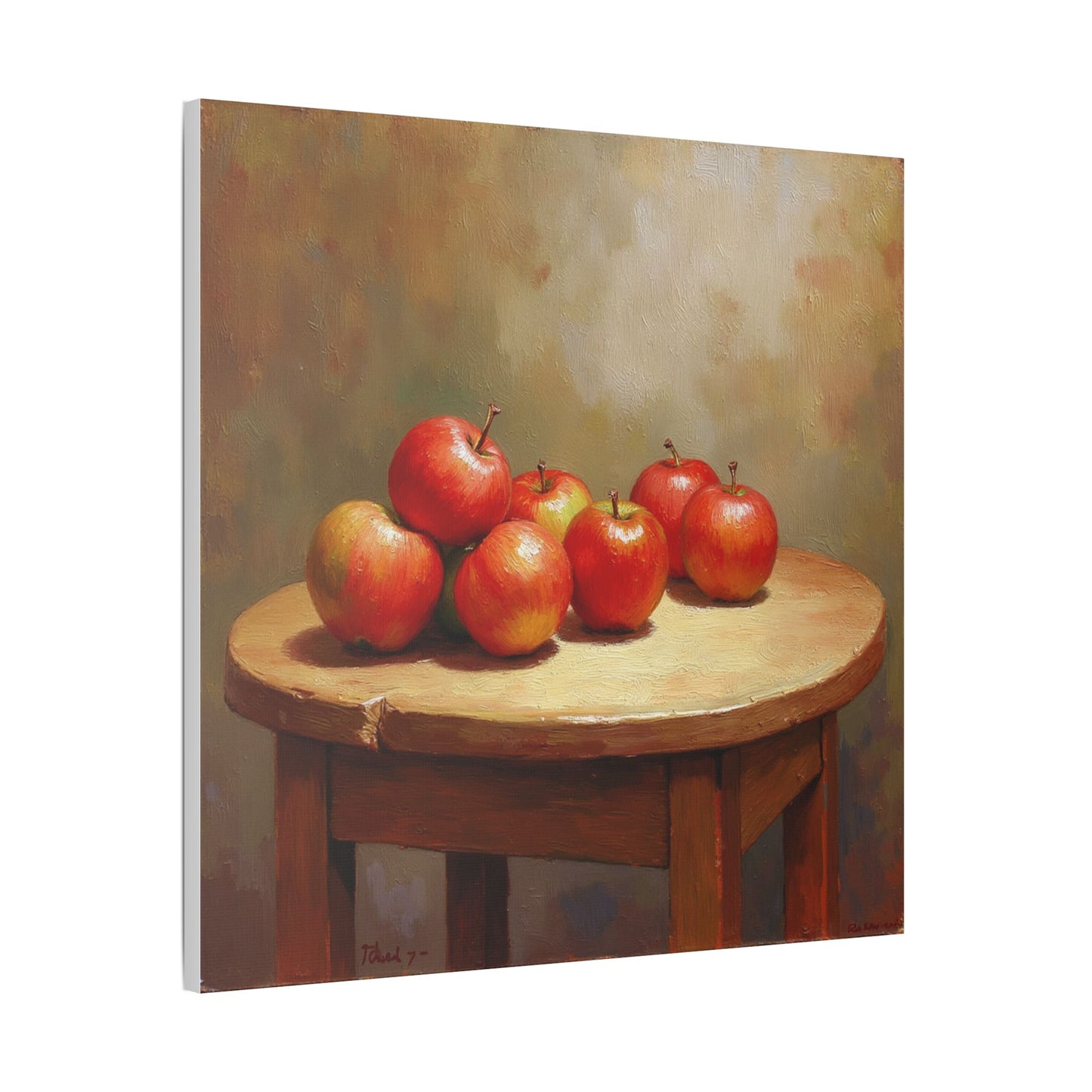 Canvas Art: Red Apples