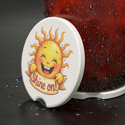 Car Coaster - Shine On Soapstone Design
