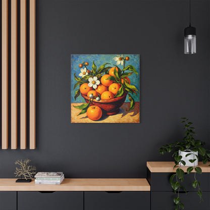 Vibrant Fruit Wall Art, Modern Canvas Decor