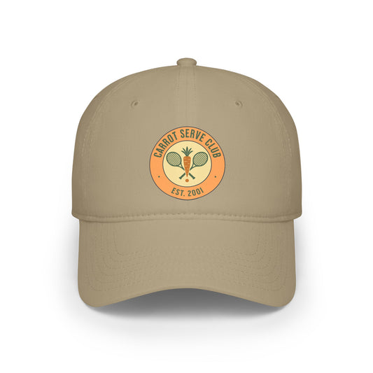 Tennis Lover Baseball Cap - Carrot Serve Club Cap