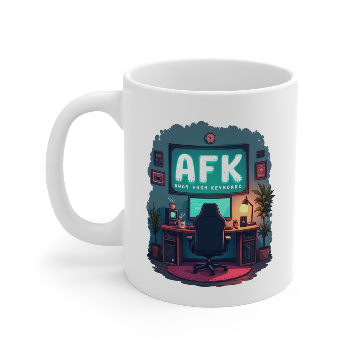 Mug 11oz 'Away from keyboard' Funny Coffee Cup
