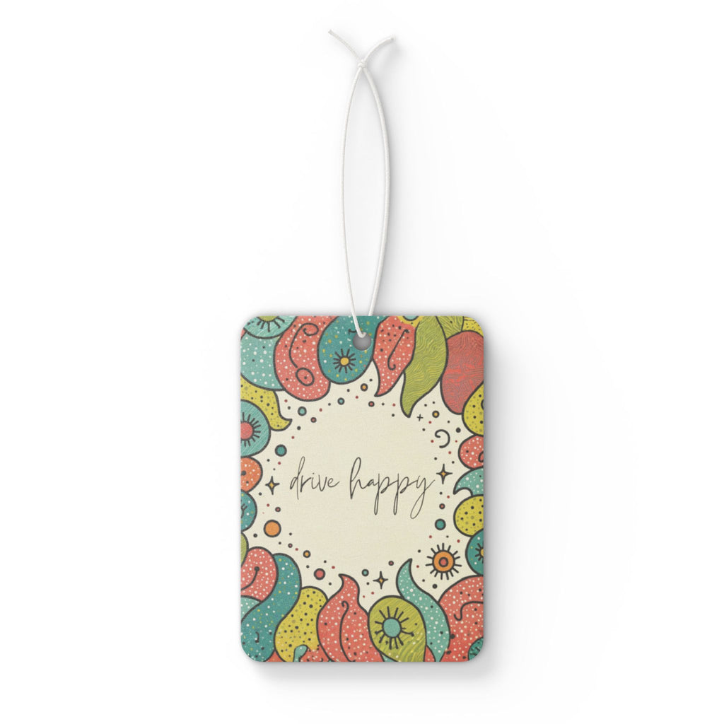 Drive Happy Car Air Freshener — Uplifting Scented Auto Freshener