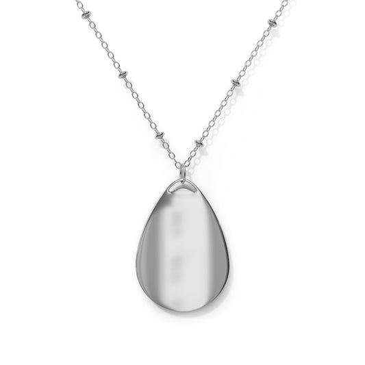 Oval Pendant Necklace for Women – Pet Portrait Jewelry, Unique Gift for Dog Moms, Animal Lovers & Stylish Accessories