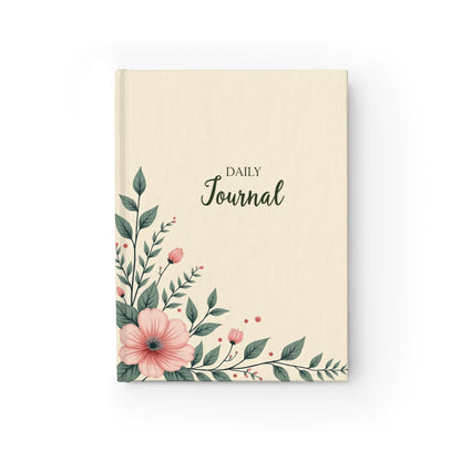 Floral Journal - Ruled Line, Daily Journal for Nature Lovers