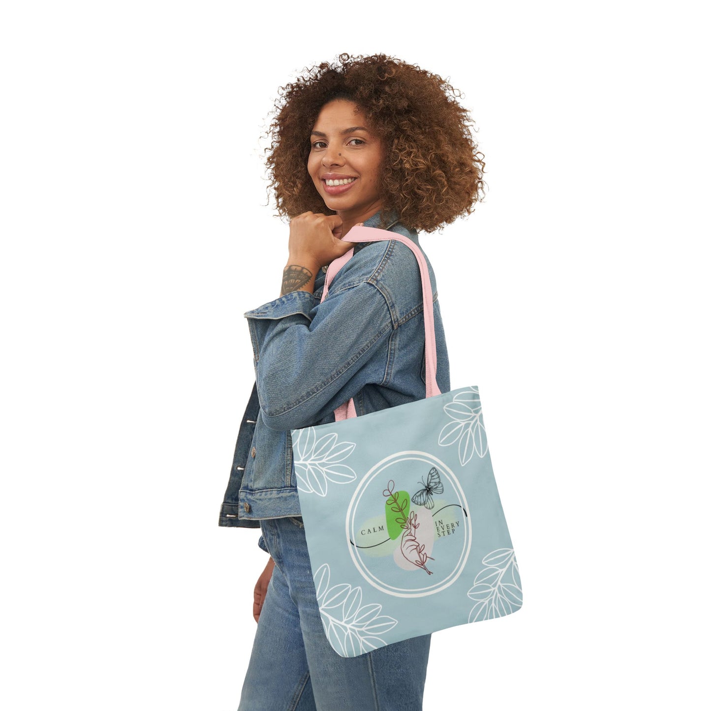Calm In Every Step Tote Bag