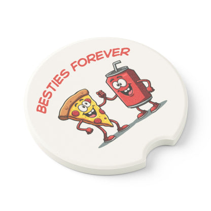 Car Coaster - Besties Forever Design