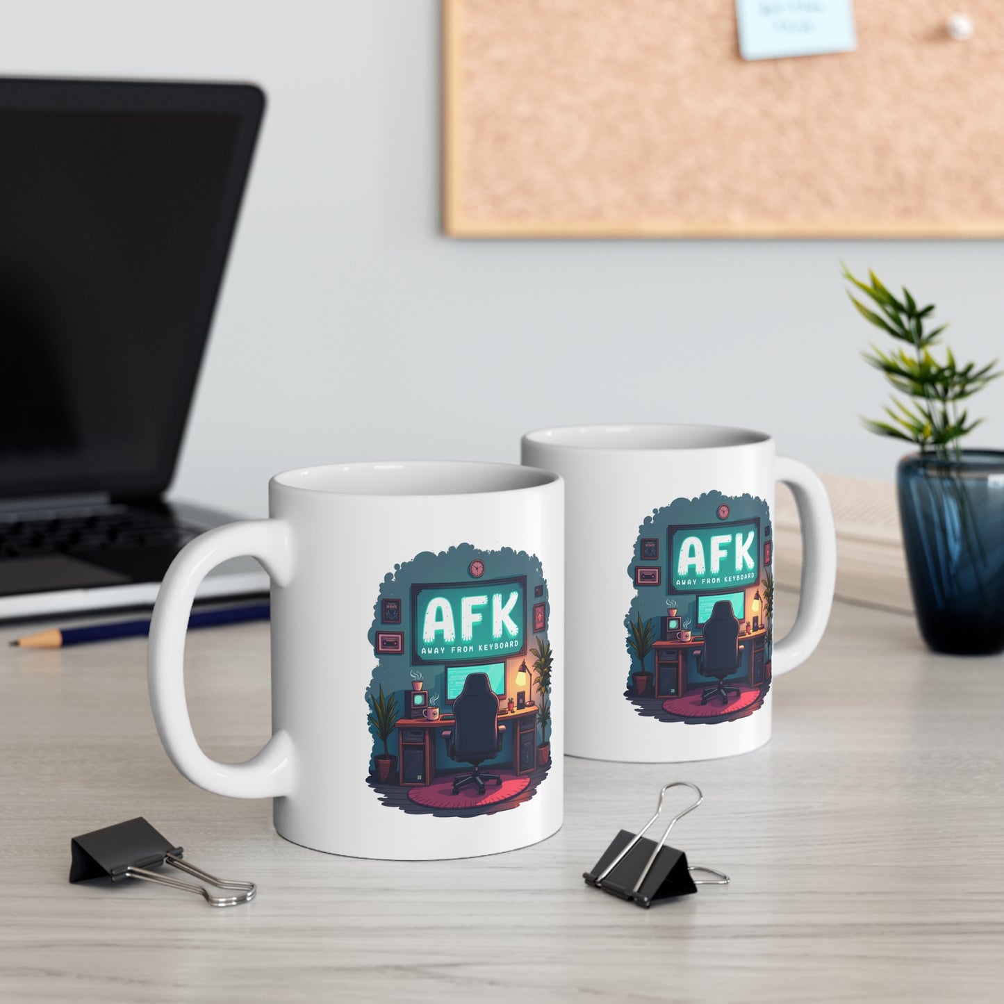Mug 11oz 'Away from keyboard' Funny Coffee Cup
