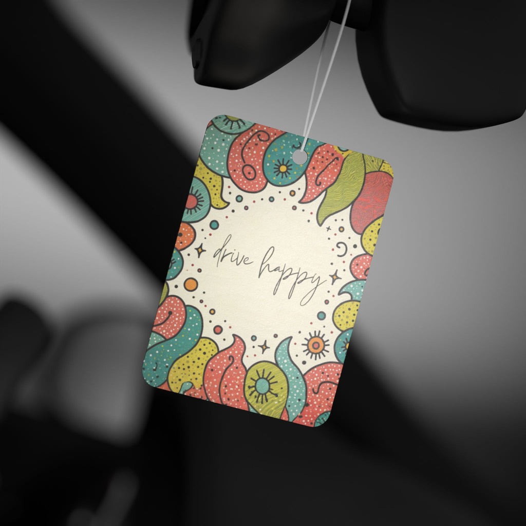 Drive Happy Car Air Freshener — Uplifting Scented Auto Freshener