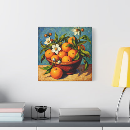 Vibrant Fruit Wall Art, Modern Canvas Decor