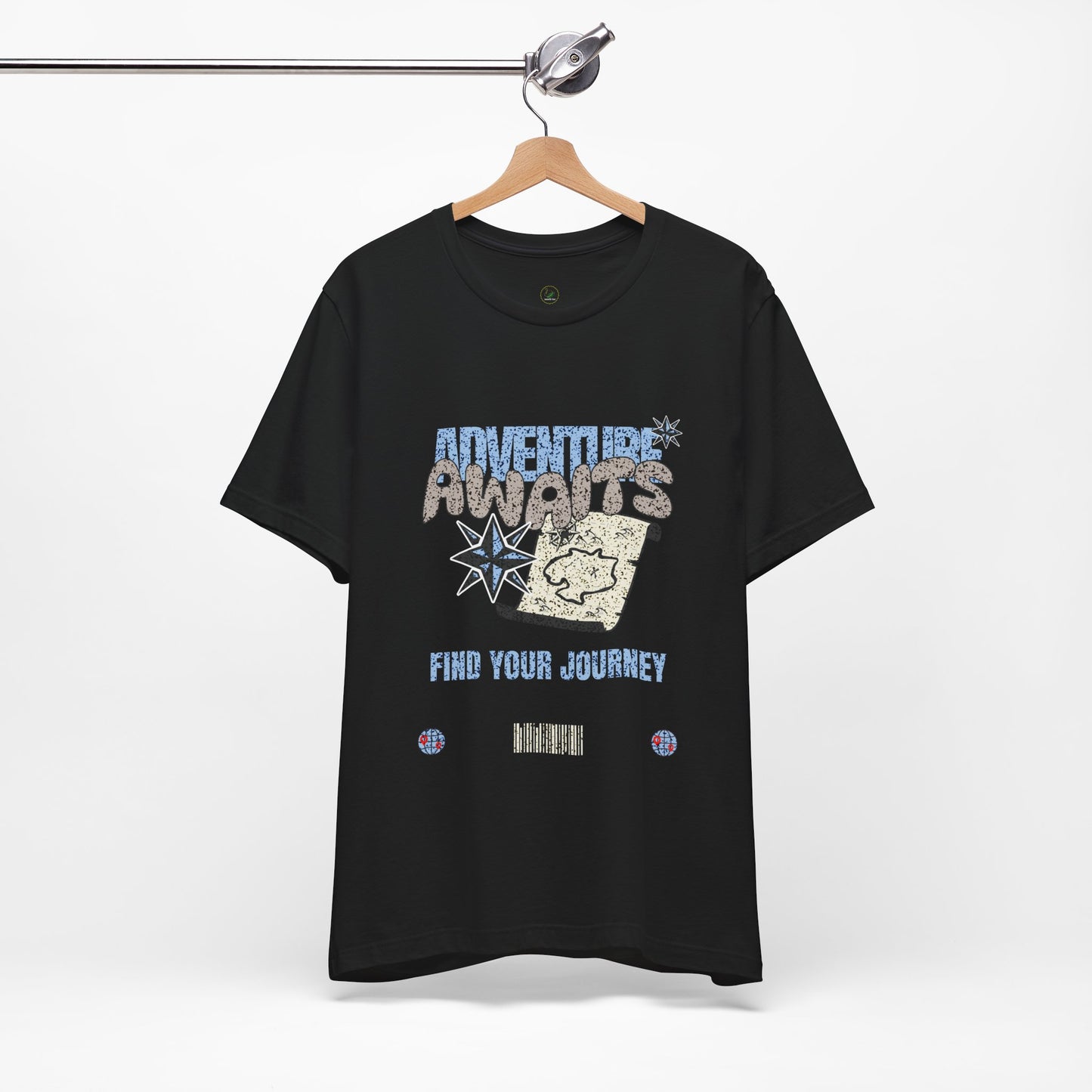 Adventure Awaits Graphic Tee - Casual Unisex Shirt for Travelers