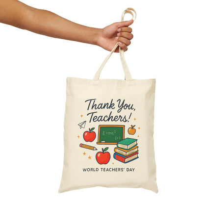 Tote Bag - Thank You Teachers Appreciation Gift