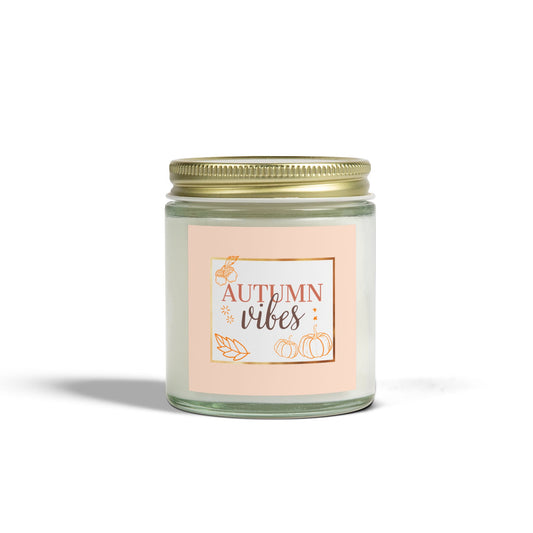 Candles, Coconut Apricot Wax (4oz, 9oz) - Autumn Vibes