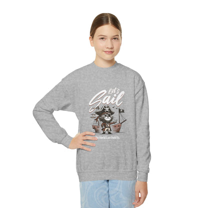 Youth Sweatshirt - Let's Sail Design