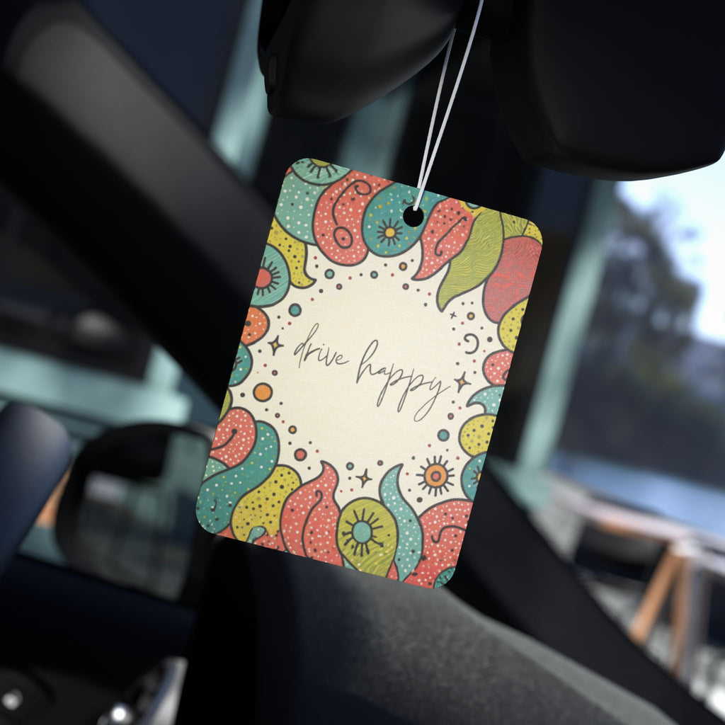 Drive Happy Car Air Freshener — Uplifting Scented Auto Freshener