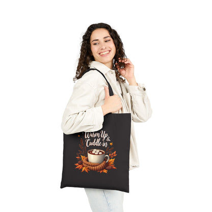 Cotton Canvas Tote Bag - Warm and Cuddly Design