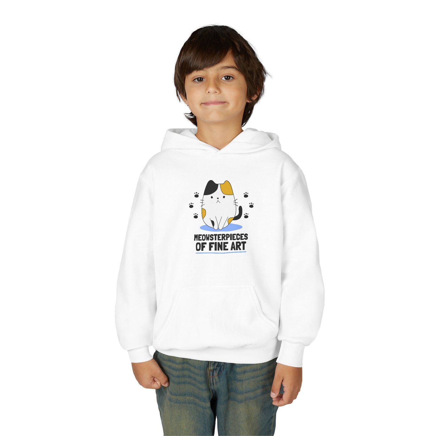 Cat Art Youth Hoodie