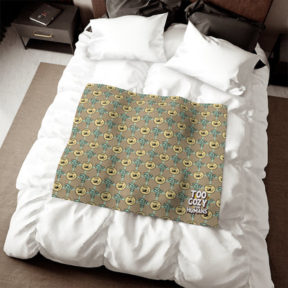 Pet Sweatshirt Blanket - Too Cozy for Humans Design