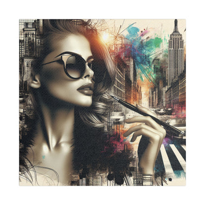 Urban Muse Satin Wall Art Decor