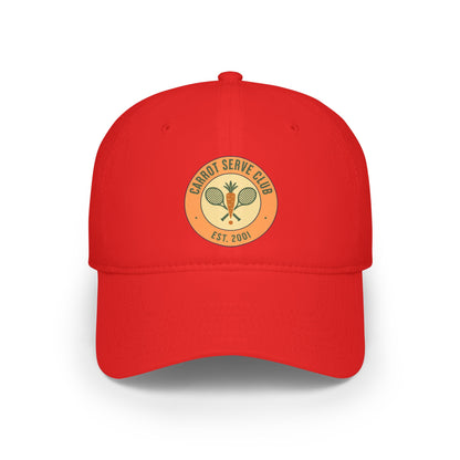 Tennis Lover Baseball Cap - Carrot Serve Club Cap