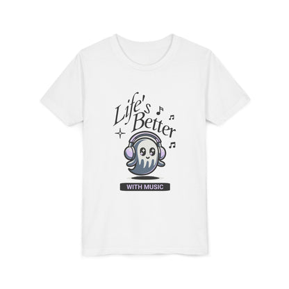 Music Lover Tee Shirt - Life's better with music