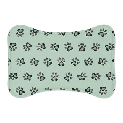 Pet Feeding Mat - Eucalyptus Design